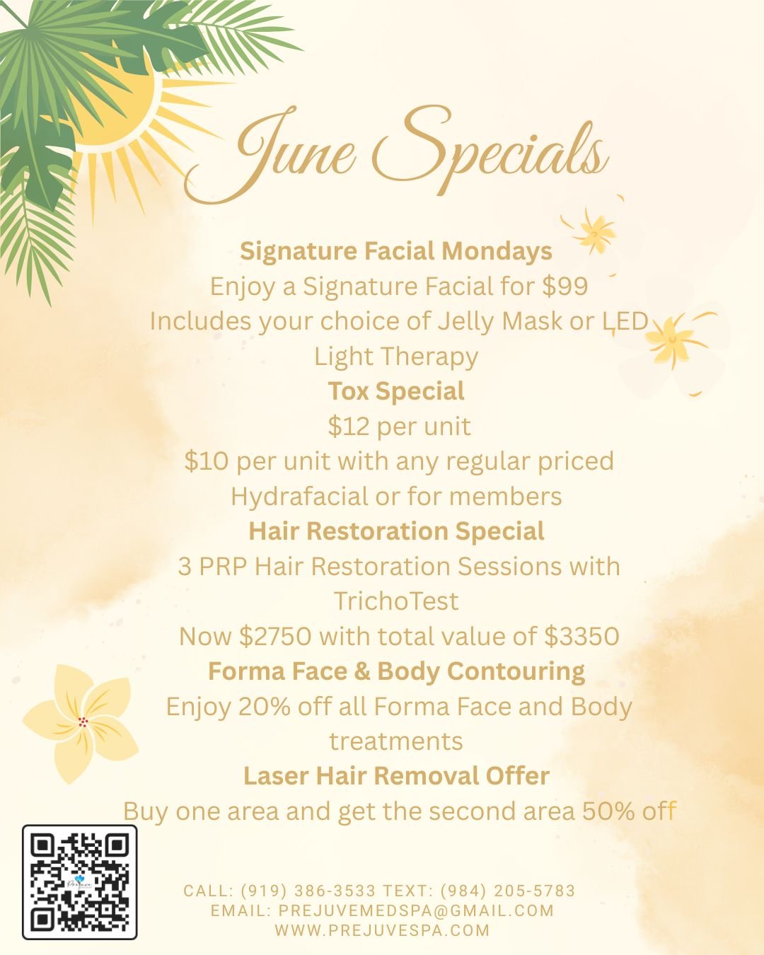 June 2026 Specials